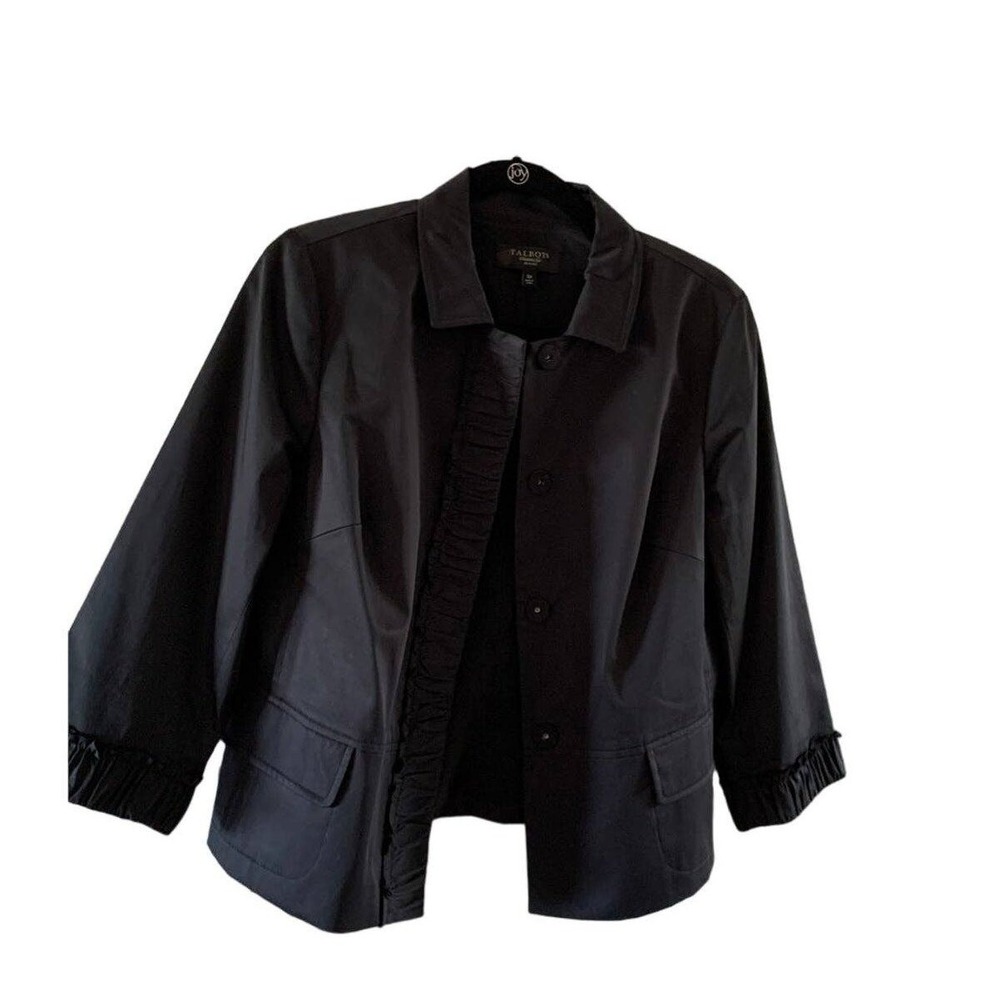 Talbots Blazer Black Top